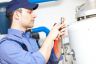 One of our heating engineers at work