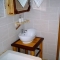 Basin table hand made from oak