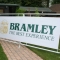 Outdoor banner frame