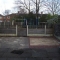 patio and stone circle