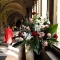 flowers at Westminster Abbey