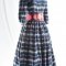 Blue ribbon dress