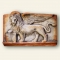Lion of Venice with the book