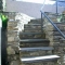 Exterior slate steps