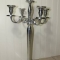 5 arm Silver Candelabra