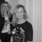 Harriet Hicky and Alex Guzek at a networking event