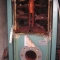 Internal view of clogged boiler