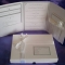 Boxed two fold invitation with hand tied bows