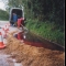Clean Up of Road Oil Spill
