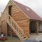 oak two bay cart shed with office space in roof