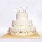3 Tier beaded wedding cake