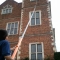 Window Cleaning Using Water Fed Pole System @ Hatfield House - West Wing