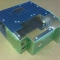 Sheet metal fabrication of aluminium parts ready for assembly