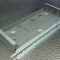 Mild steel Zintec sheet metal gear box used for housing electronics components for light fittings.