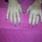 Acrylic Nails with polish