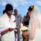 beach wedding in the Seychelles