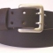 Custom made prong leather belt