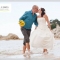 a kiss in the surf on Little Kaiteriteri beach NZ