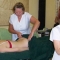 Massage students
