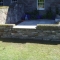 mortered stone wall