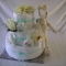 Bespoke three tier nappy cake