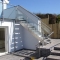 Galvanised access staircase