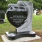 Granite angel memorial