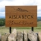 cnc routed oak panel and post sign