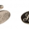 Hand Engraved Sterling Silver Cufflinks Script Intitials