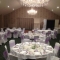 lilac sahes and spandec chair covers