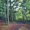 'Park Bank Wood 1'  oil on canvas