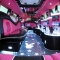 Interior View of the pink hummer h3