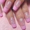 Pink Tips And Nail Art