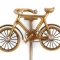 Edwardian bicycle lapel pin