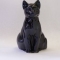 Black Cat Brush Holder
