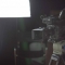 Filming at the studio