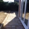 In this project a indain sandstone was used to create a paving area behind the house