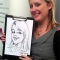 caricature of a girl