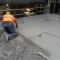 Concrete screed to rooftop
