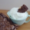Brownies and cream