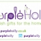 Purple Holly Banner