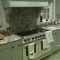 Aga cooker in farrow and ball mizzle paint
