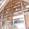 Gable End Bookcase  This fitted oak bookcase completely fills one wall in a study and was designed t