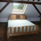 Low Level Oak Bed  A solid oak bed in a similar style to other pieces shown on this bedroom page. It