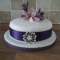 Glamorous 70th Birthday cake