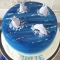 Dolphin lovers birthday cake