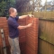 Building a brick structure for LPG bottles
