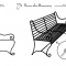 This bench is designed by Terrence John Blacksmithing.