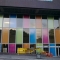 Window Contravision graphics for The Evening Post Building, Bristol