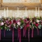 Autumnal fireplace flowers arrangement